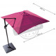 Parasol déporté 300x300 cm orient - Coloris au choix 