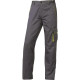 Pantalon de travail delta plus m6pangr3x gris-vert panostyle polyester coton - Taille au choix