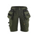 Short X1900 Denim stretch femme 79921141 - Couleur et taille au choix Vert forêt/Noir