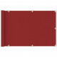 Écran de balcon 90x400 cm pehd - Couleur au choix Rouge