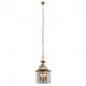 Plafonnier d'extérieur laiton street 3 ampoules 150 cm