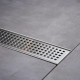 Caniveau de douche italienne inox – 110 cm modèle carré
