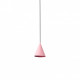 Suspension cuir rose fada
