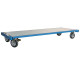 Plateau roulant charges longues, 2000 x 800 mm, roues losange, 1200 kg