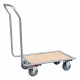 Chariot dossier fixe plateau médium roues TPE 250 kg