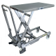 Table élévatrice manuelle inox 304 Bishamon®, 150 kg