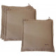 Coussin extérieur galette 40cm (lot de 4) - Couleur au choix Taupe