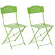 Chaise pliante diana (lot de 2)