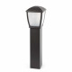 Balise de jardin gris foncé wilma h82 1 ampoule
