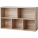 Bibliothèque armoire étagère de rangement 5 casiers bois 