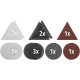Jeu de mailles abrasives KWB pour ponceuse girafe - Dia225 - 15 pièces - EINHELL - 49491065 