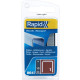 Agrafes en fil plat galvanisés n° 1/10 mm - 864 pièces - Blister - RAPID-ISABERG - 40109540