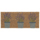 Paillasson pots de lavande 53 x 23 cm