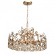 Plafonnier laiton neoclassic 6 ampoules 119 cm