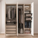 Penderie rabattable pour armoire Hang - Largeur et coloris au choix  
