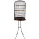 Ensemble cage rétro pour oiseaux marthe 45 cm avec pieds