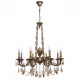 Chandelier laiton classic 8 ampoules 220 cm