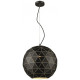 Suspension noir mat derby 1 lumières
