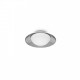 Plafonnier blanc nickel side 1 ampoule