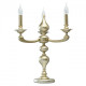Lampe de table dorée neoclassic 3 ampoules 51 cm