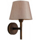 Applique transition, bronze, avec abat-jour