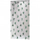 Rideau de douche freddy 180x200 cm blanc et vert 