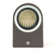 Lampe murale led haut et bas 6 w gris 5000.331 