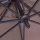 Madison parasol monaco flex 300 x cm taupe carré pc10p015 
