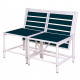 Esschert design banc de jardin magique bleu  bl067 