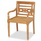 Vidaxl chaise de jardin batavia 2 pcs teck 55 x 51,5 x 84 cm 