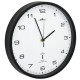 Horloge murale radioguidée mouvement à quartz 31 cm blanc/noir 