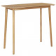 Table de bar bois d'acacia massif - Longueur au choix 120 cm