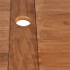 Table pliable de jardin 120x70x75 cm bois de teck solide 