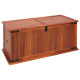 Coffre de rangement 79x34x32 cm bois d'acacia solide