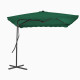 Parasol d'extérieur avec mât en acier 250 x 250 cm vert helloshop26 02_0008188