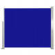 Auvent latéral rétractable 120 x 300 cm - Couleur au choix Bleu