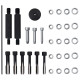 Kit de réparation filetage bougie préchauffage 33pcs m8 m10 m12 