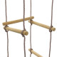 Échelle de corde pour enfants 200 cm bois 