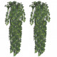 Plantes artificielles 2 pcs lierre vert 90 cm