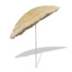 Parasol de plage inclinable armature en acier + couverture pp sable helloshop26 02_0008394 