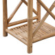 Étagère armoire meuble design à 3 paliers en bambou  