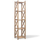 Étagère armoire meuble design à 5 paliers en bambou 