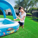 Bestway 54153 piscine avec auvent bleu 147 x 122 cm 