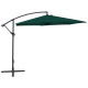 Parasol meuble de jardin en porte-à-faux 3 m vert helloshop26 02_0008600