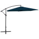 Parasol meuble de jardin en porte-à-faux 3 m bleu helloshop26 02_0008599