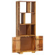 Étagère armoire meuble design bibliothèque 180 cm bois de récupération solide  