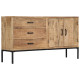 Buffet 140x35x75 cm bois de manguier massif