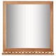 Miroir de salle de bain 60 x 12 x 62 cm bois de noyer massif 