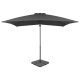 Parasol avec base portable 2,5 x 2,5 cm anthracite helloshop26 02_0008045