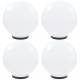 Lampes à LED sous forme de boule 4 pcs Sphérique 40 cm PMMA